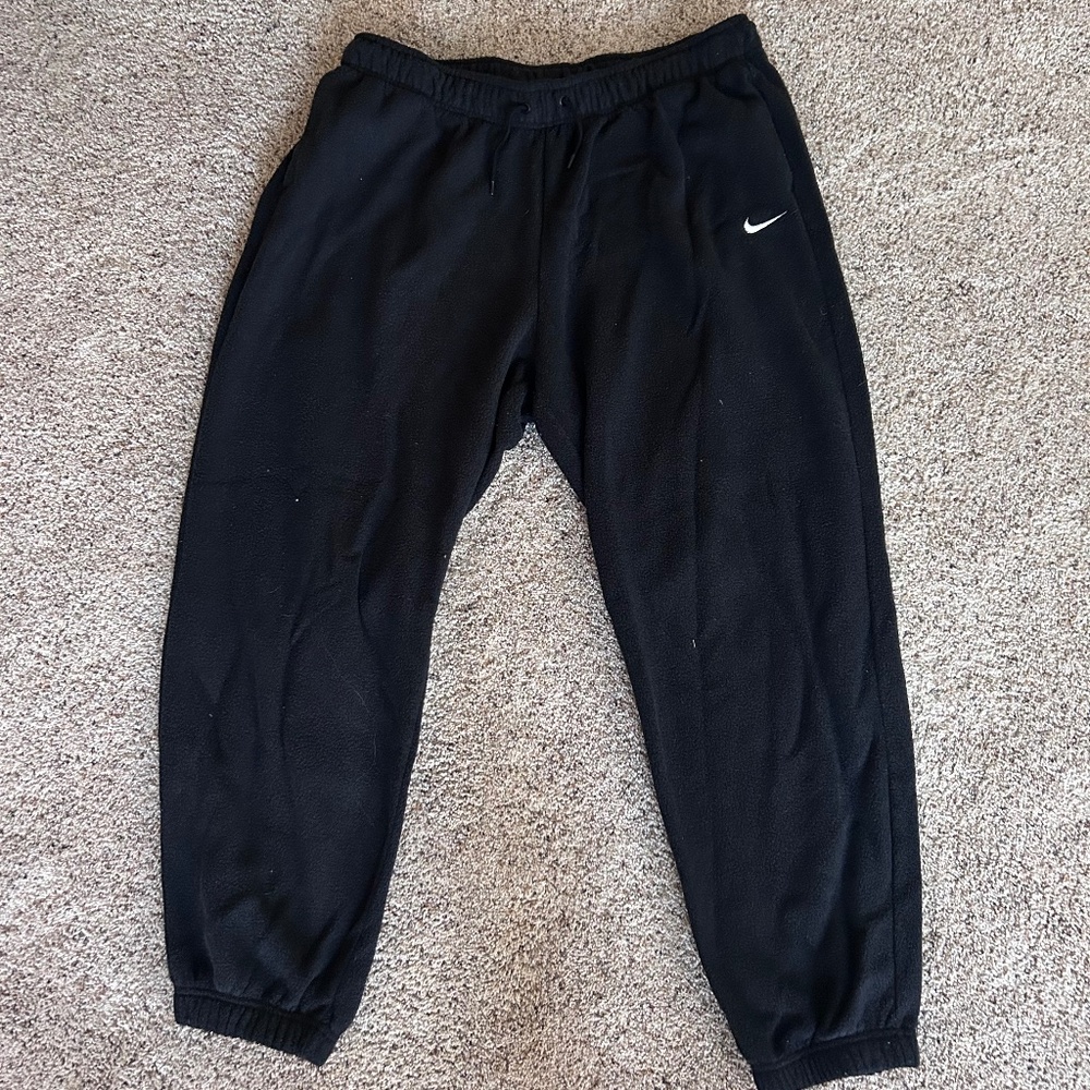 NIKE Sportswear Plush Black Sherpa Sweatpants